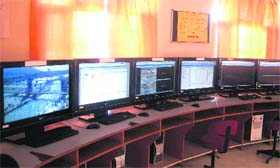 CCTV cameras at the CCR tower in Haridwar