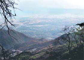 A view of the Doon valley from Mussoorie