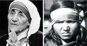 Mother Teresa and Phoolan Devi