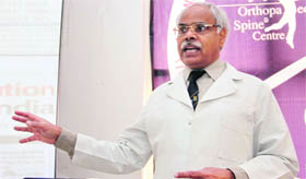 Dr BKS Sanjay in Dehradun.