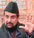 A file photo of Mirwaiz 