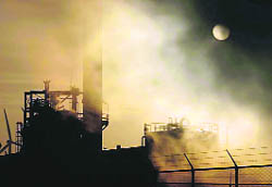 Large-scale carbon emission is bringing a change in the temperature of the state, resulting in melting of glaciers.