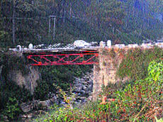 An old bridge on the highway near Palampur on the verge of collapse.