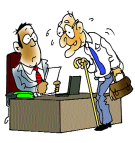 I am not over-aged for the job. The stress in my previous job has added 20 years to my real age.