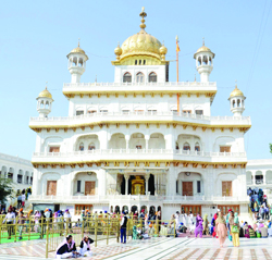 The Akal Takht in Amritsar.