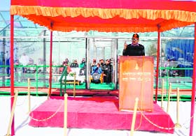 District Magistrate, Chamoli, MA Murugeshan, at the inaugural function