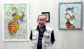 Kolkata-based artists Dhiren Sasmal