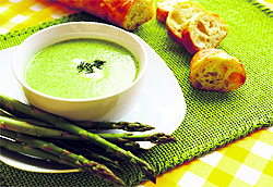 Asparagus is best served steamed or in soups
