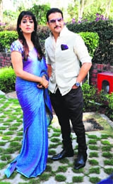 Mahie Gill and Jimmy Sheirgill