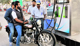 Frequent hike in fuel prices has hit the common man hard.