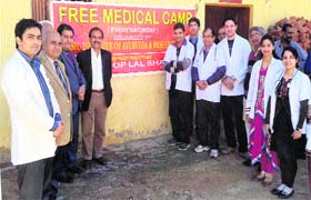 A medical camp was organised by the Jammu Institute of Ayurveda & Research at Raipur village on Saturday