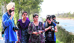 The Kaleidoscope Photography Club of Bathinda organised a photo walk on Sunday