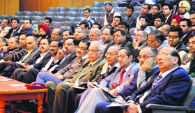 Chartered accountants attend a seminar on Union Budget- 2013 in Ludhiana