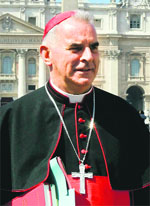 Britain's Cardinal Keith Michael Patrick O'Brien at St Peter's Square in the Vatican City.
