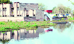 A view of the Central Jail residential complex 
