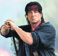 Shahid Kapoor (top) and Sylvester Stallone