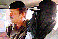 The accused in police custody