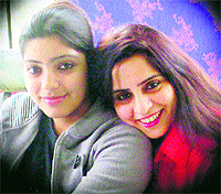 Jamine Bawa (left) with her mother Jyoti Bawa