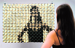 An interactive artwork. In this form of art, the artists aim is to involve with the viewer