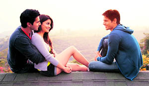 The lead actors of Student of the Year  Varun Dhawan, Alia Bhatt and Sidharth Malhotra