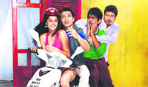 Dhawans remake of Chashme Baddoor, features two Bollywood newcomers