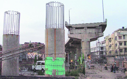 The Lakkar Bridge project site.