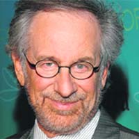 Party time: Steven Speilberg
