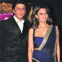 Simply professional: Shah Rukh Khan with wife Gauri Khan