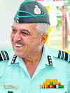 Air Officer Commanding-in-Chief, Maintenance Command, Air Marshal J. Chandra.