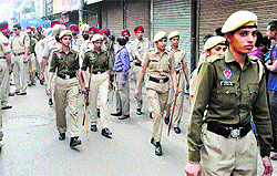 The police returns after a failed demolition drive