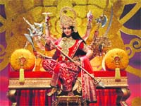 A still from the show Durga