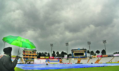 Rains poured water over every hope the fans nursed of a cricketing carnival in Mohali on Thursday. 