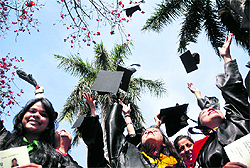 Girls in a jubilant mood after their convocation at the Khalsa College for Women, Civil Lines, in Ludhiana
