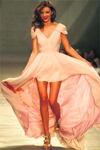 Freak accident: Miranda Kerr