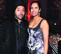 In denial: Padma lakshmi and Vikram Chatwal