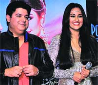 Dancing duo: Sajid Khan with Sonakshi Sinha