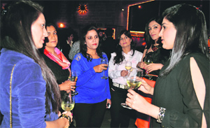 The wine tasting session at Terrace Grill saw Ludhianas whos who raisning a toast.