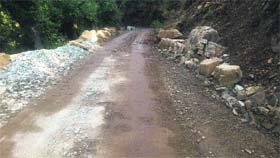 Safety of travellers to Himachal is often endangered due to such a state of roads