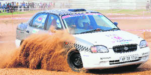 A team takes part in a SJOBA rally in Sector 34, Chandigarh, on Friday.