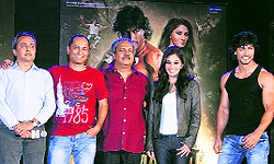 The cast and crew of commando