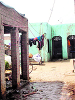 The victims house in Usma village