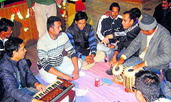 Baithak Holi under way in Pithoragarh