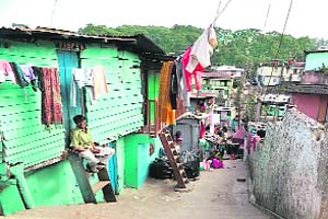 The entrance to the Goraline (Laitmukhra) Shillong