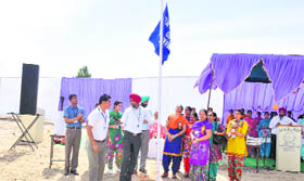 The athletic meet being inaugurated at Aklia College of Education for Women.
