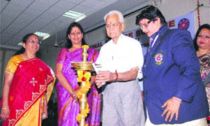 Dr Subba Rao inaugurates an NSS programme at BPS Women's University, Khanpur Kalan, recently. 