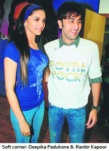 soft corner: Deepika Padukone &  Ranbir kapoor