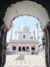 A view of the Guru Ram Rai darbar in Dehradun