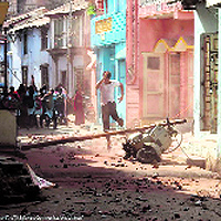 A still from the film Kai Po Che.