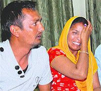 Kalyanpur village sarpanch Iqbal Singh and his wife Rajni (also a former sarpanch) talk about the alleged atrocities committed against them