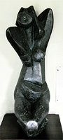 A sculpture by noted artist BK Roy